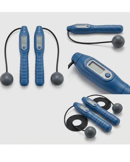 Zovae Cordless Counter Jump Rope Blue Set